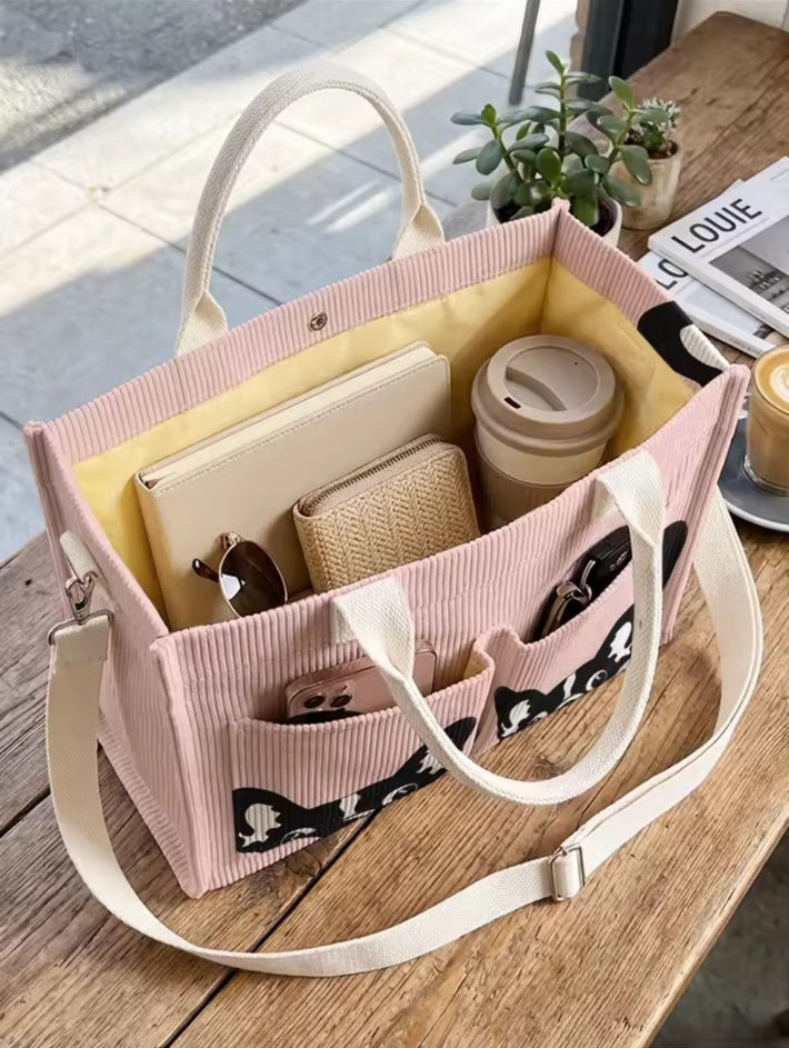 SoftDog pink dog bag interior and compartments